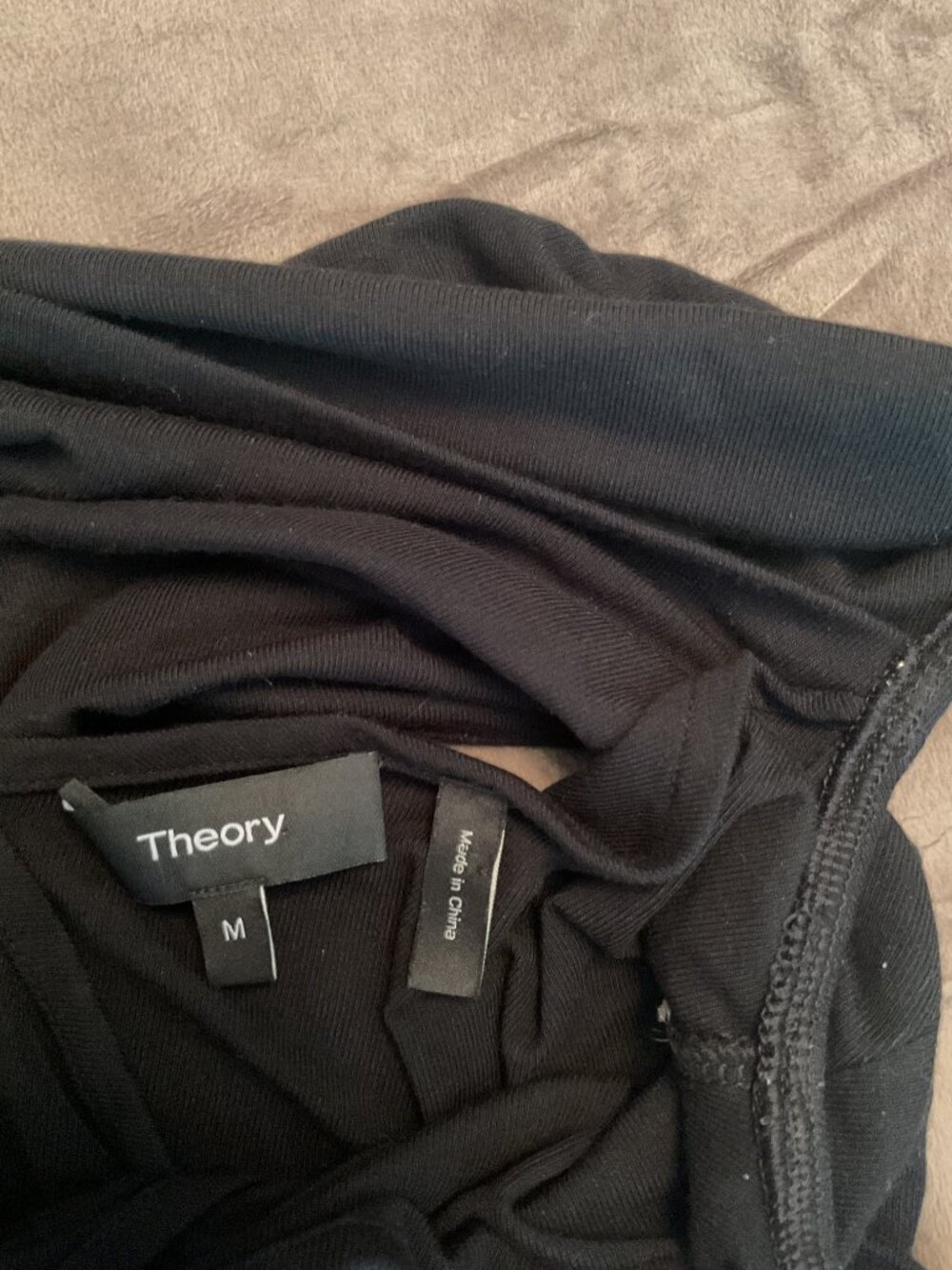 Theory Minimalist Black Tank - Picture 2 of 3